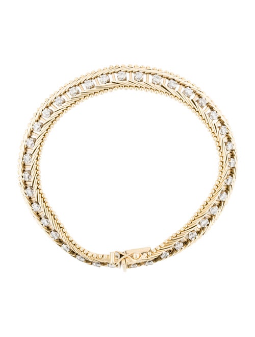 Bracelet 14K Diamond Link Bracelet