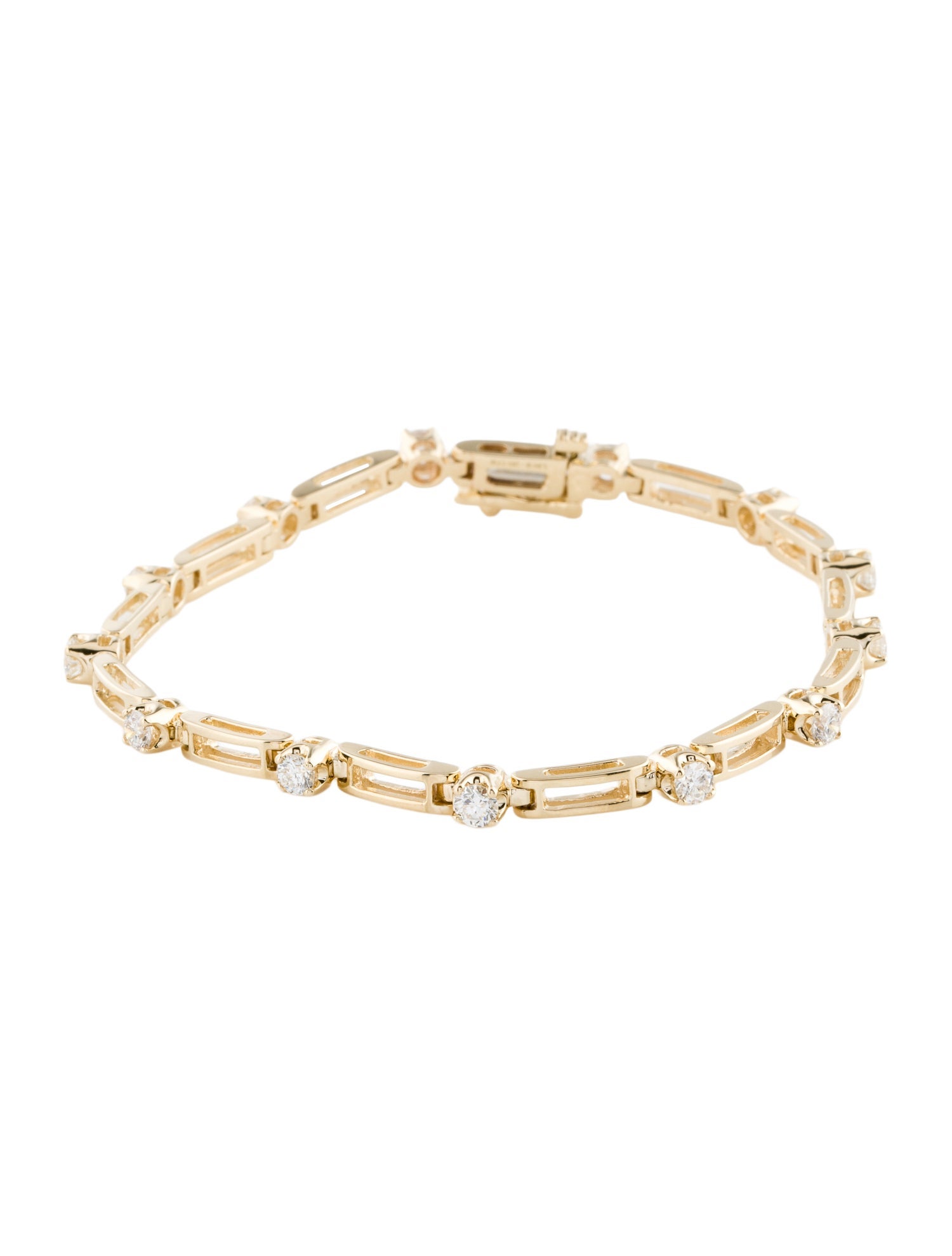 Bracelet 14K 1.50ctw Diamond Link Bracelet