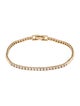 Bracelet 14K 1.00ctw Diamond Pyramid Link Bracelet