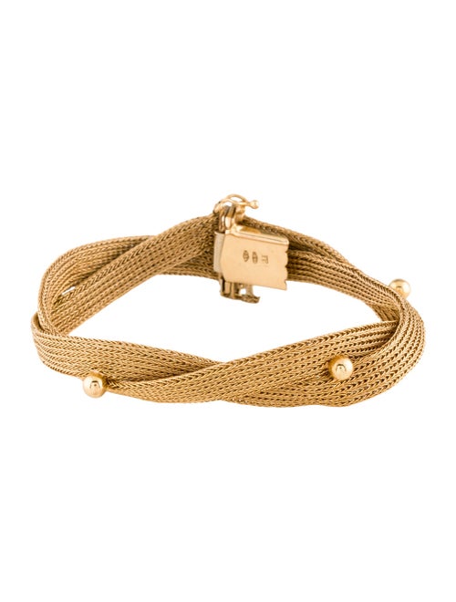 Bracelet 18K Twisted Double Strand Bracelet