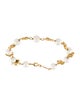 Bracelet 18K Pearl Teddy Bear Station Bracelet