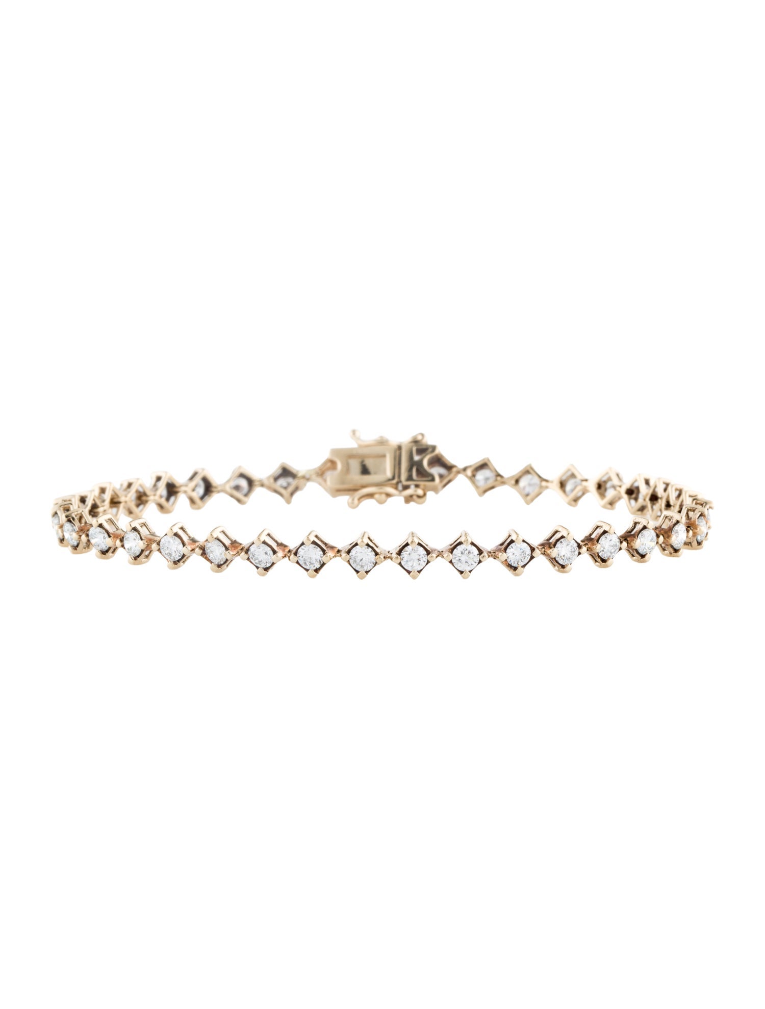 Bracelet 14K 2.59ctw Lab-Grown Diamond Link Bracelet