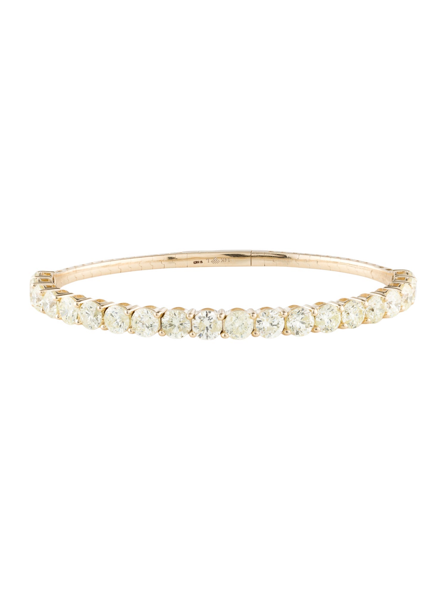 Bracelet 14K 10.14ctw Diamond Flex Bangle Bracelet