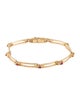 Bracelet 14K Ruby & Diamond Link Bracelet