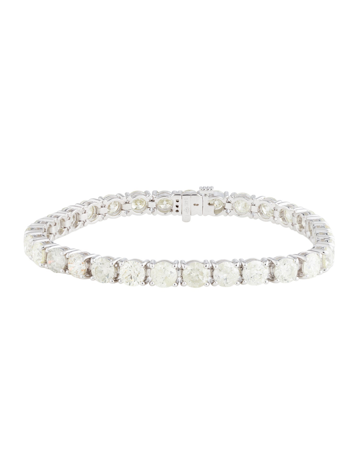 Bracelet 14K 15.00ctw Diamond Tennis Bracelet