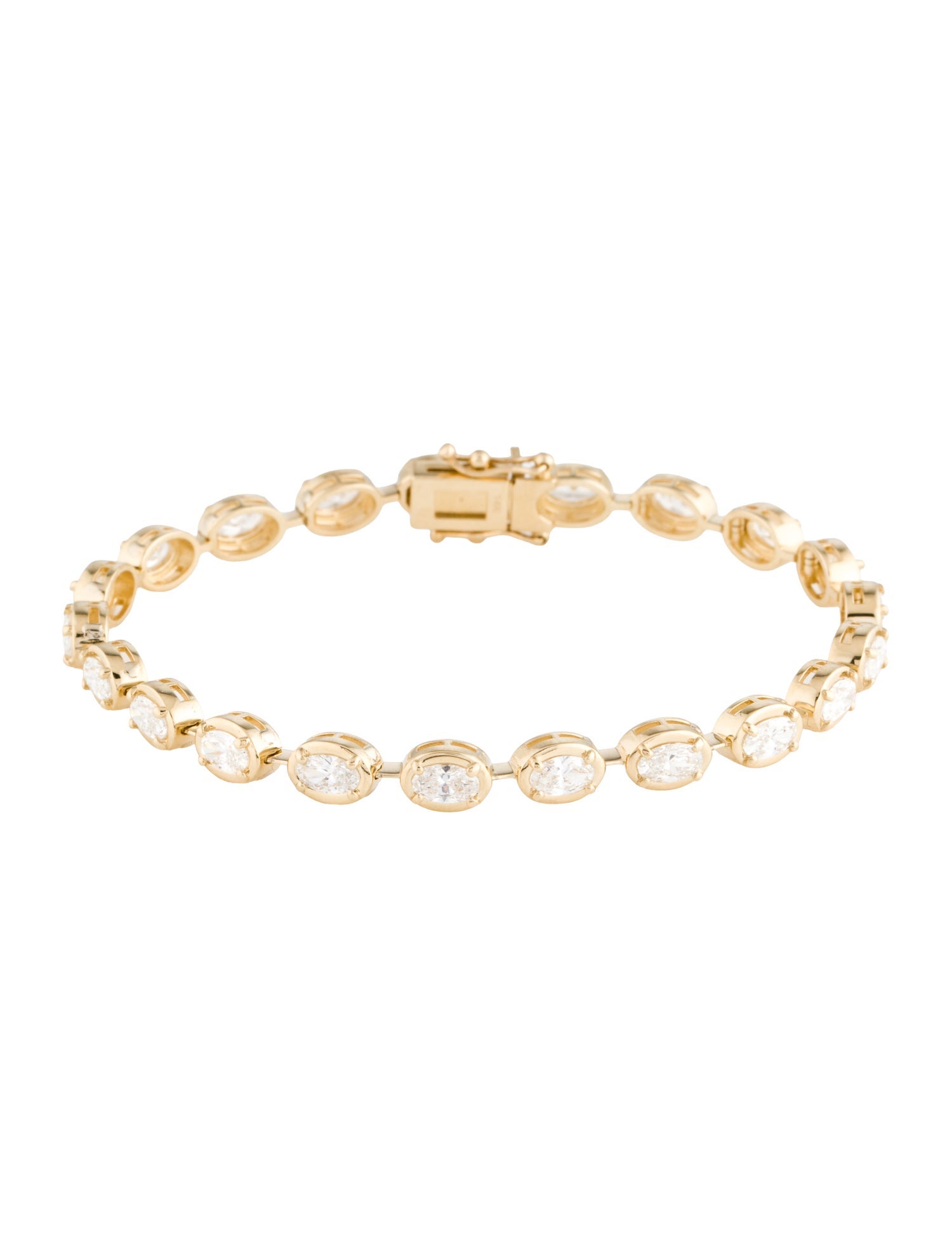 Bracelet 14K 4.20ctw Lab-Grown Diamond Tennis Bracelet