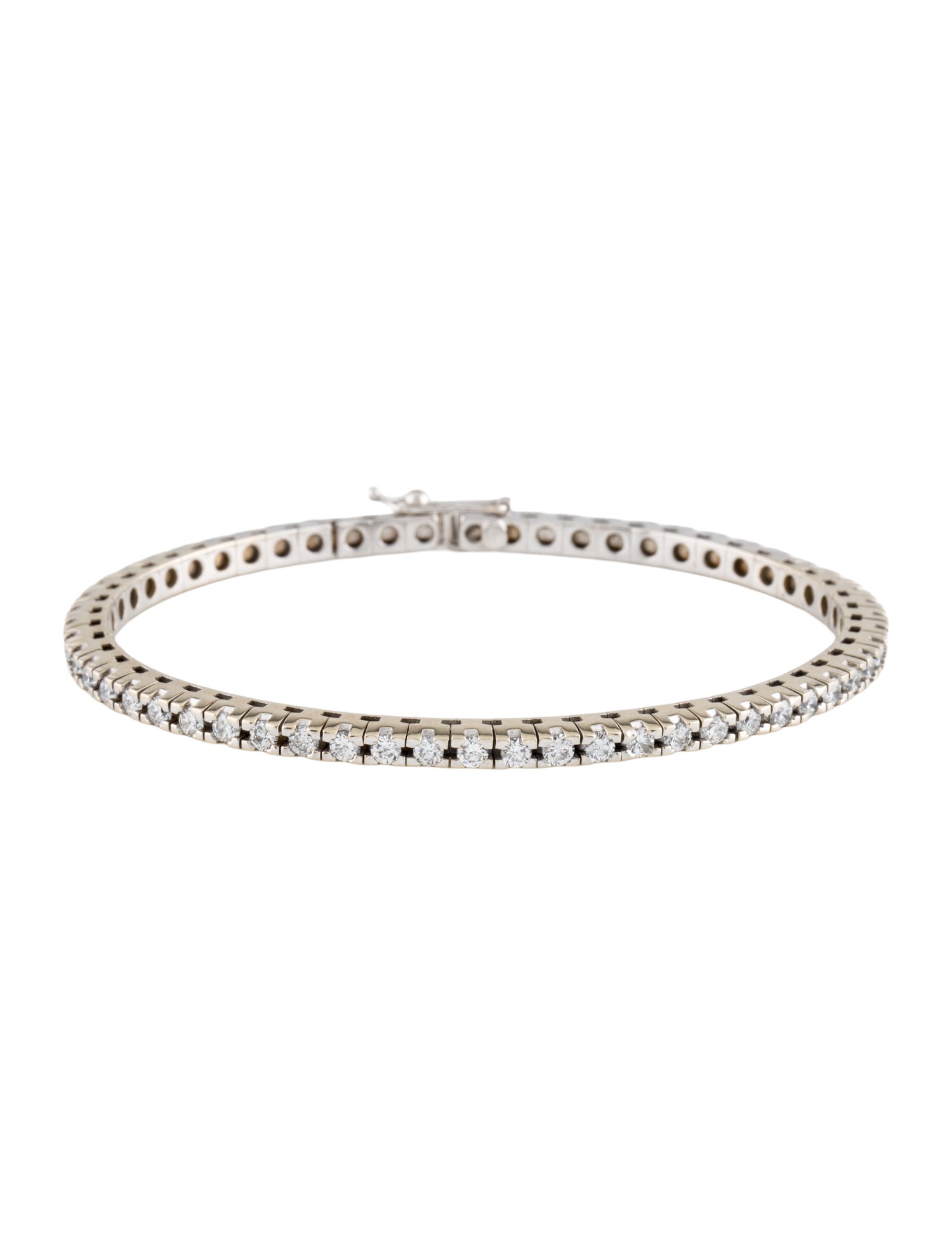 Bracelet 18K 2.85ctw Diamond Flex Bangle