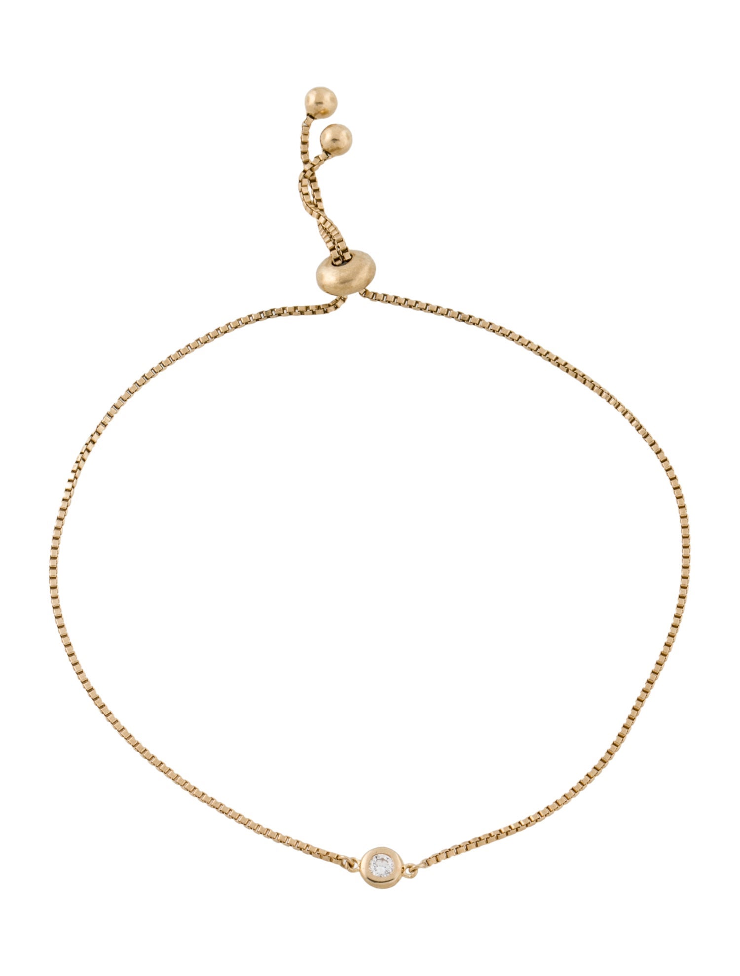 Bracelet 14K Diamond Bolo