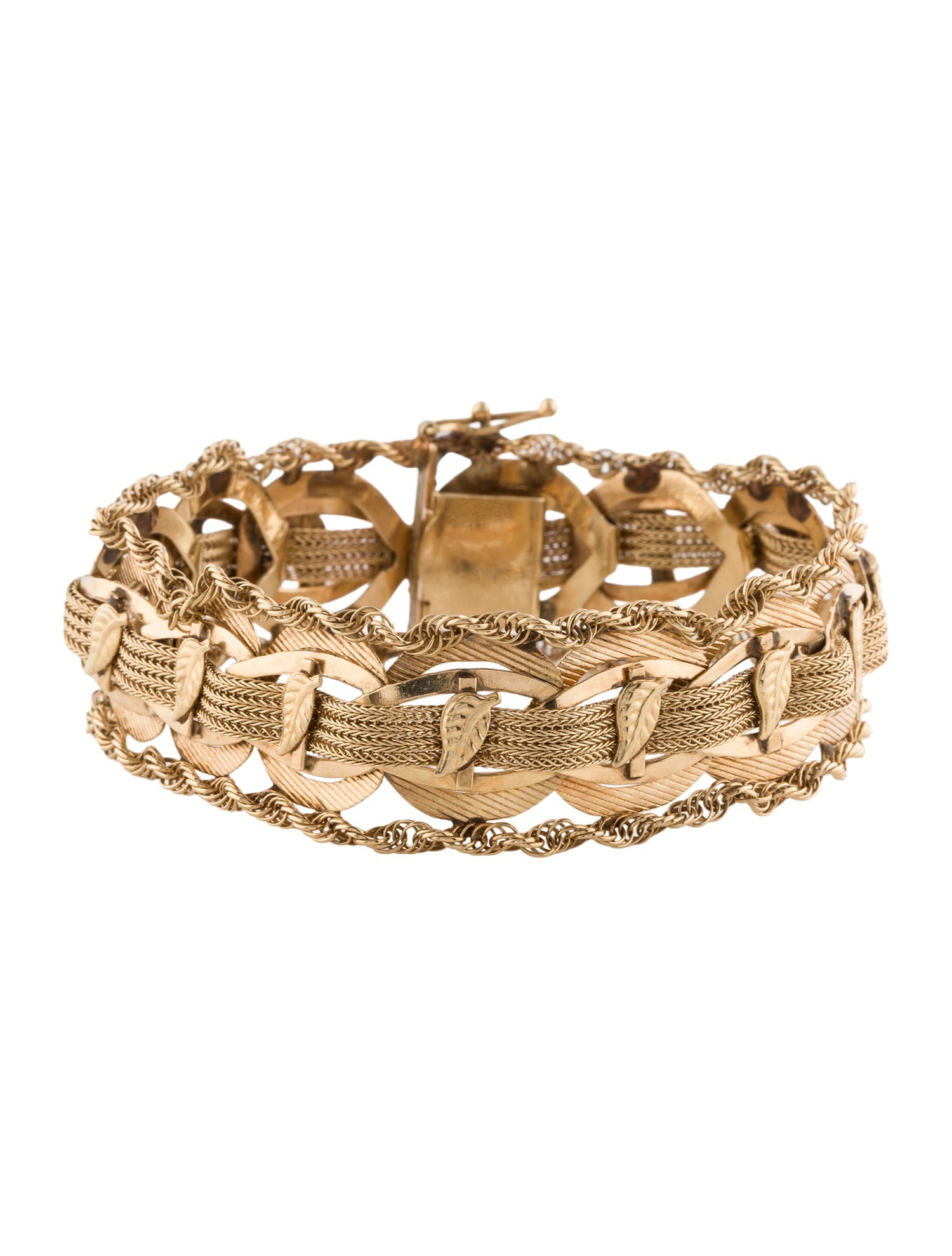 Bracelet 14K Woven Link