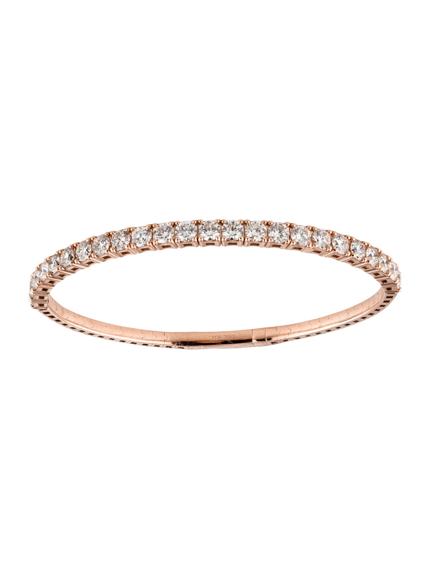 Bracelet 14K 4.45ctw Diamond Flexible Bangle