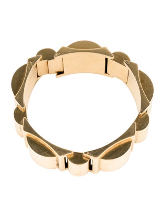 Bracelet 18K Wide Link Bracelet