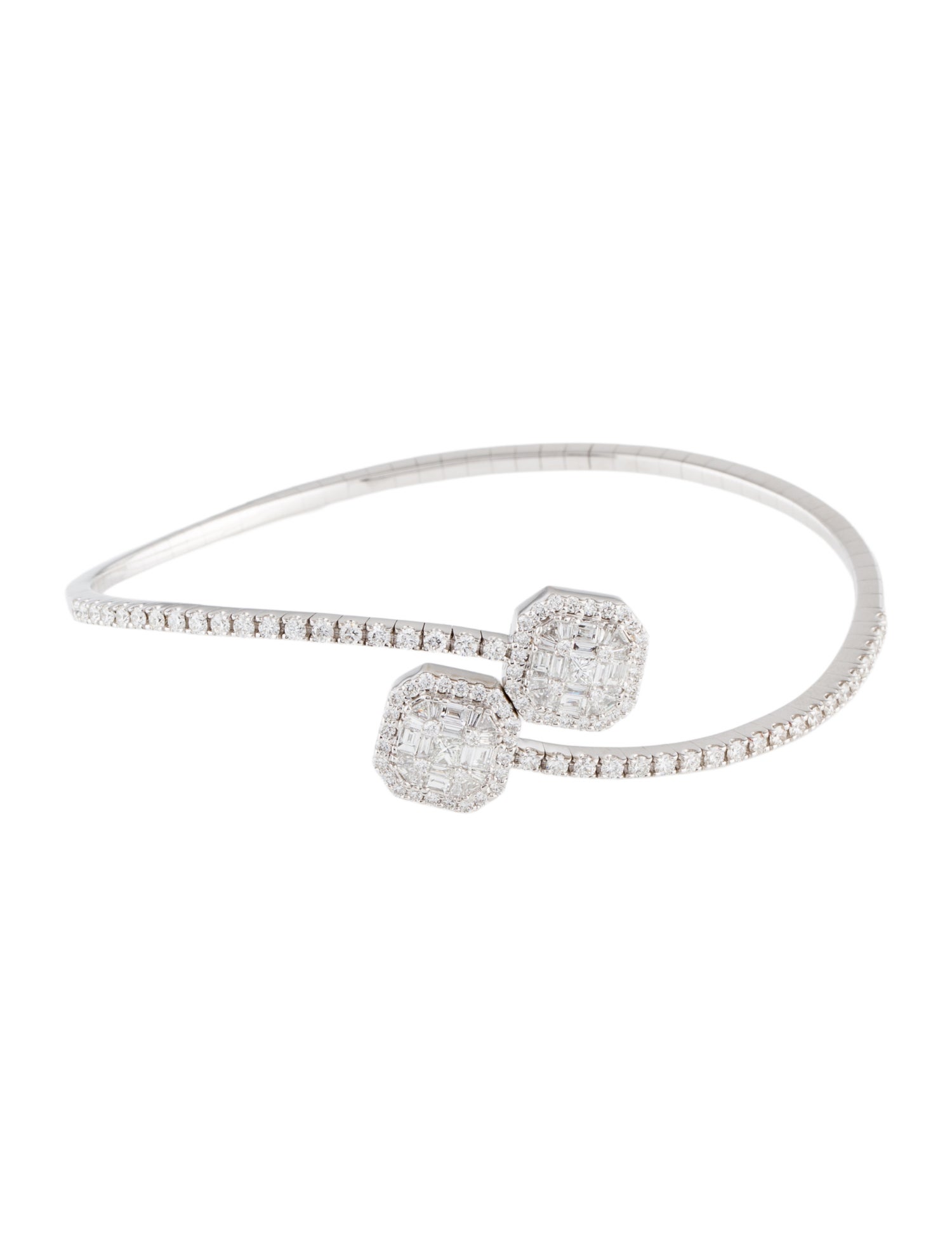 Bracelet 18K Diamond Bypass