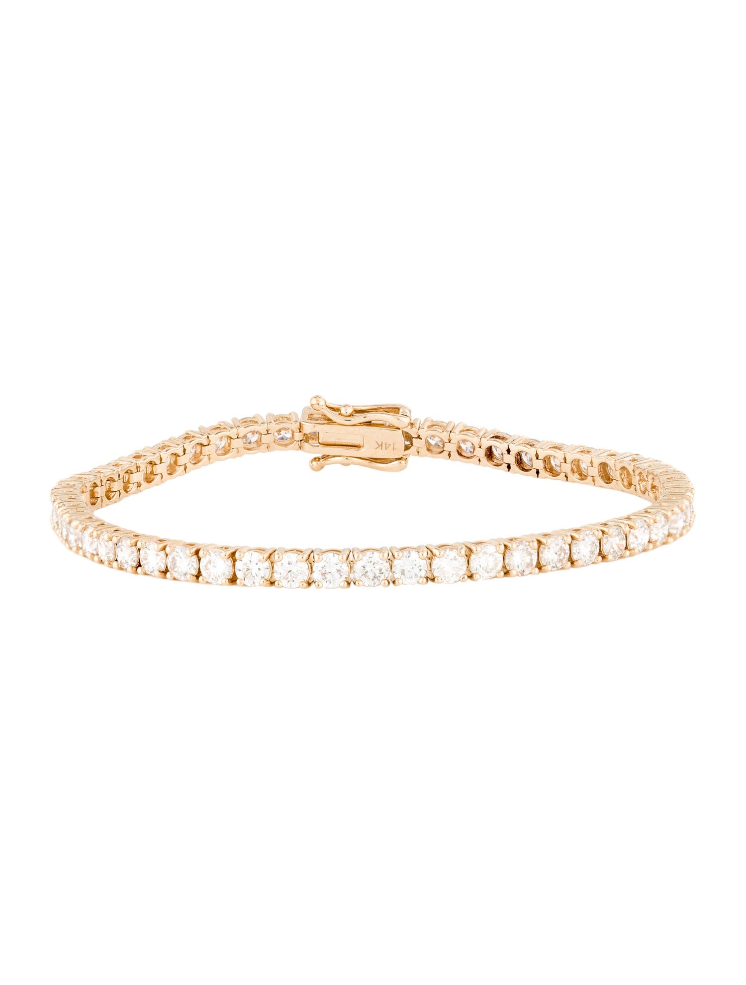Bracelet 14K 6.75ctw Diamond Tennis Bracelet