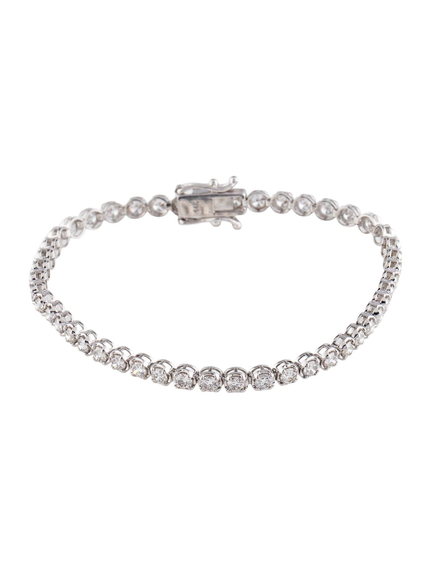 Bracelet 14K 4.01ctw Diamond Tennis