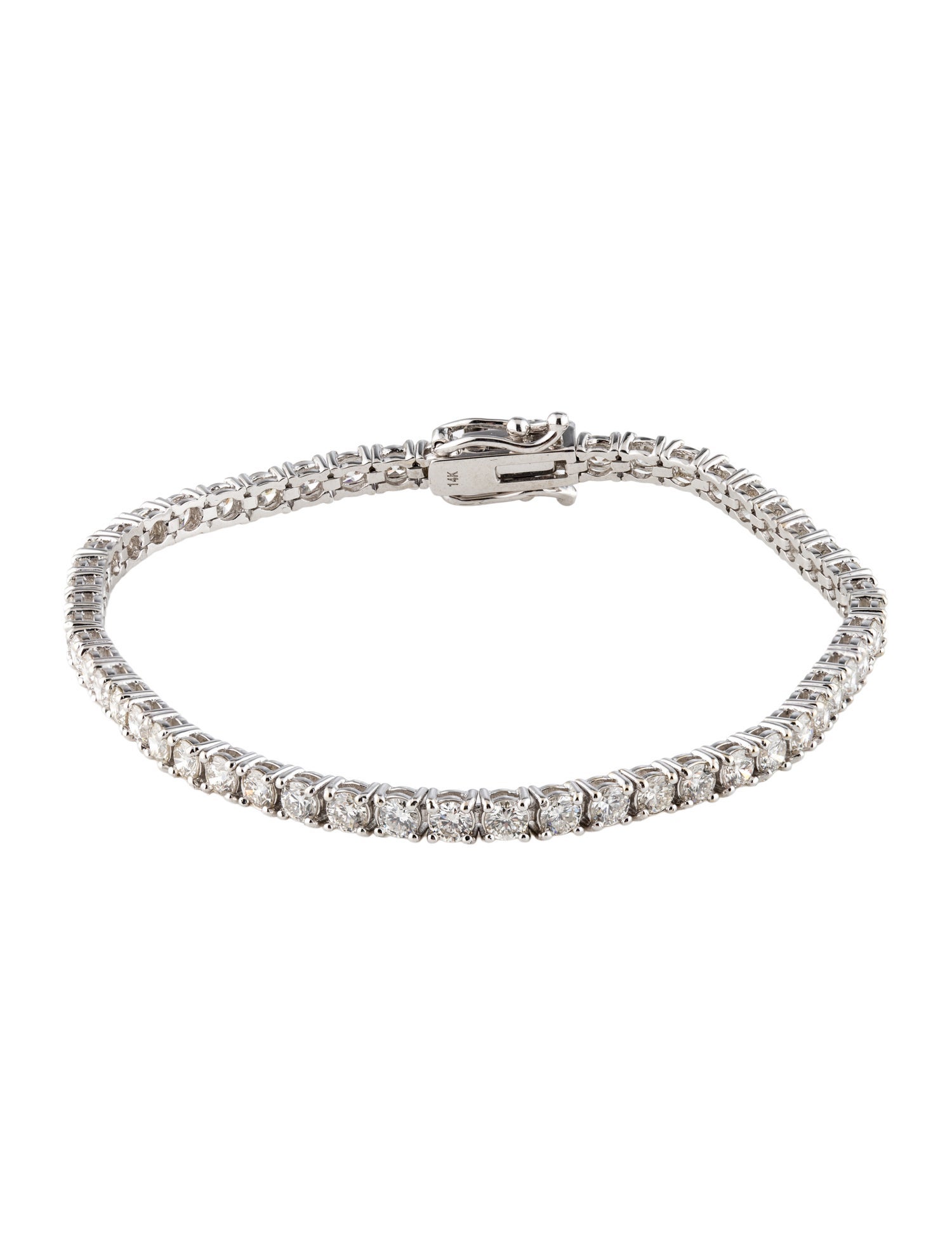 Bracelet 14K 4.61ctw Diamond Tennis
