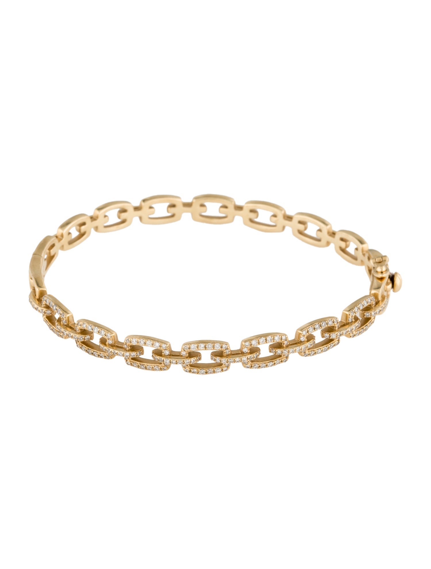 Bracelet 14K Diamond Link Bracelet