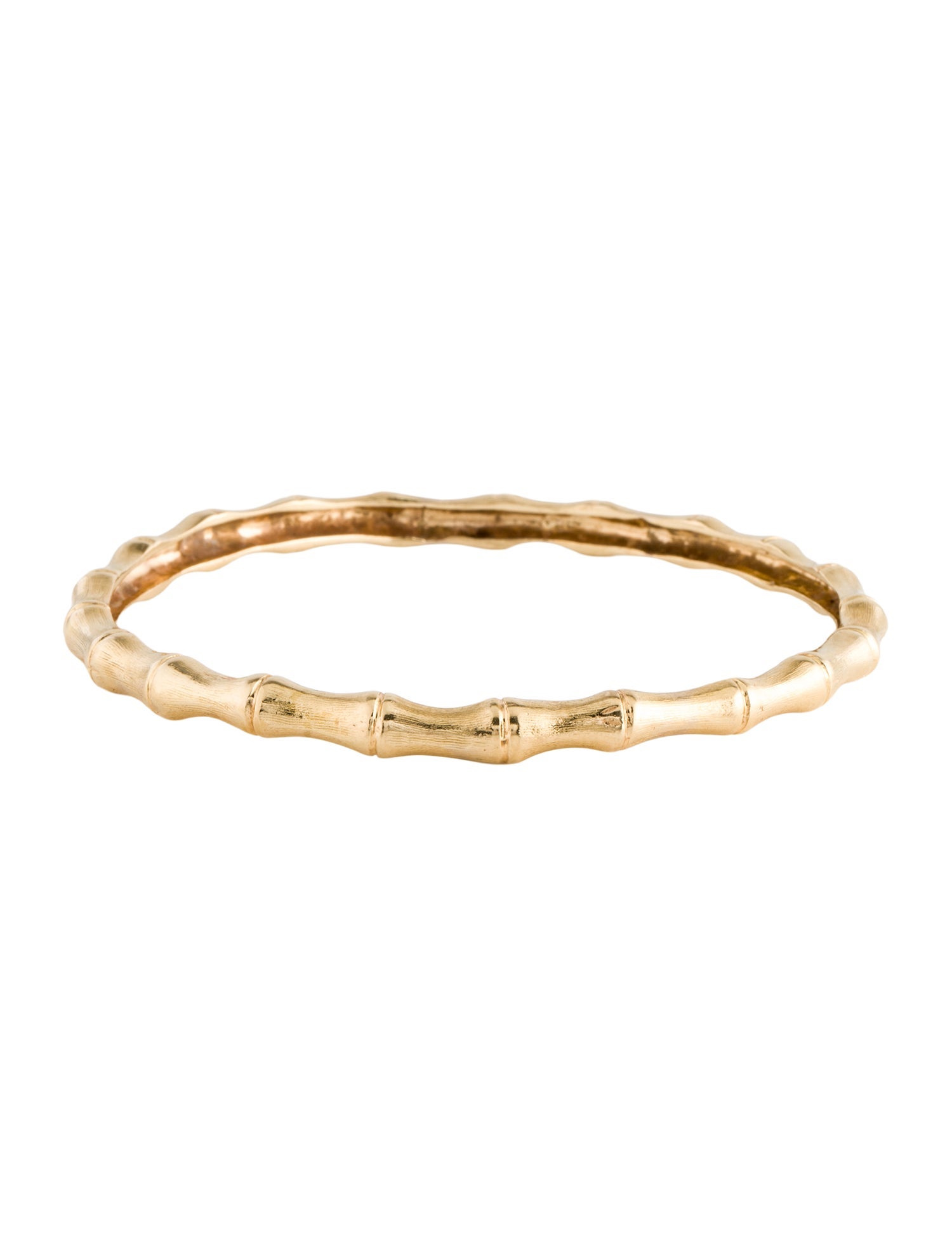 Bracelet 14K Bamboo Bangle