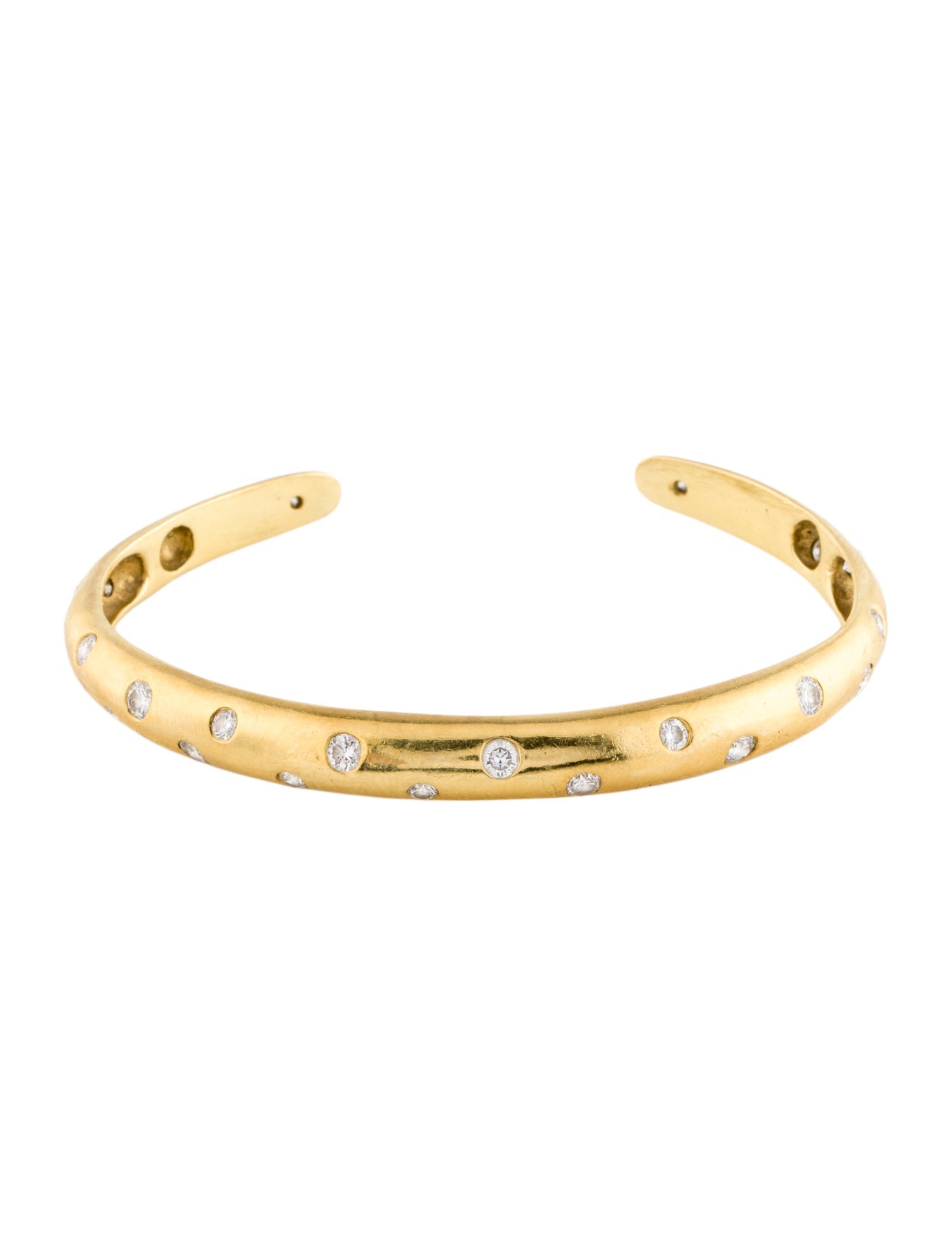 Bracelet 18K 1.29ctw Diamond Cuff