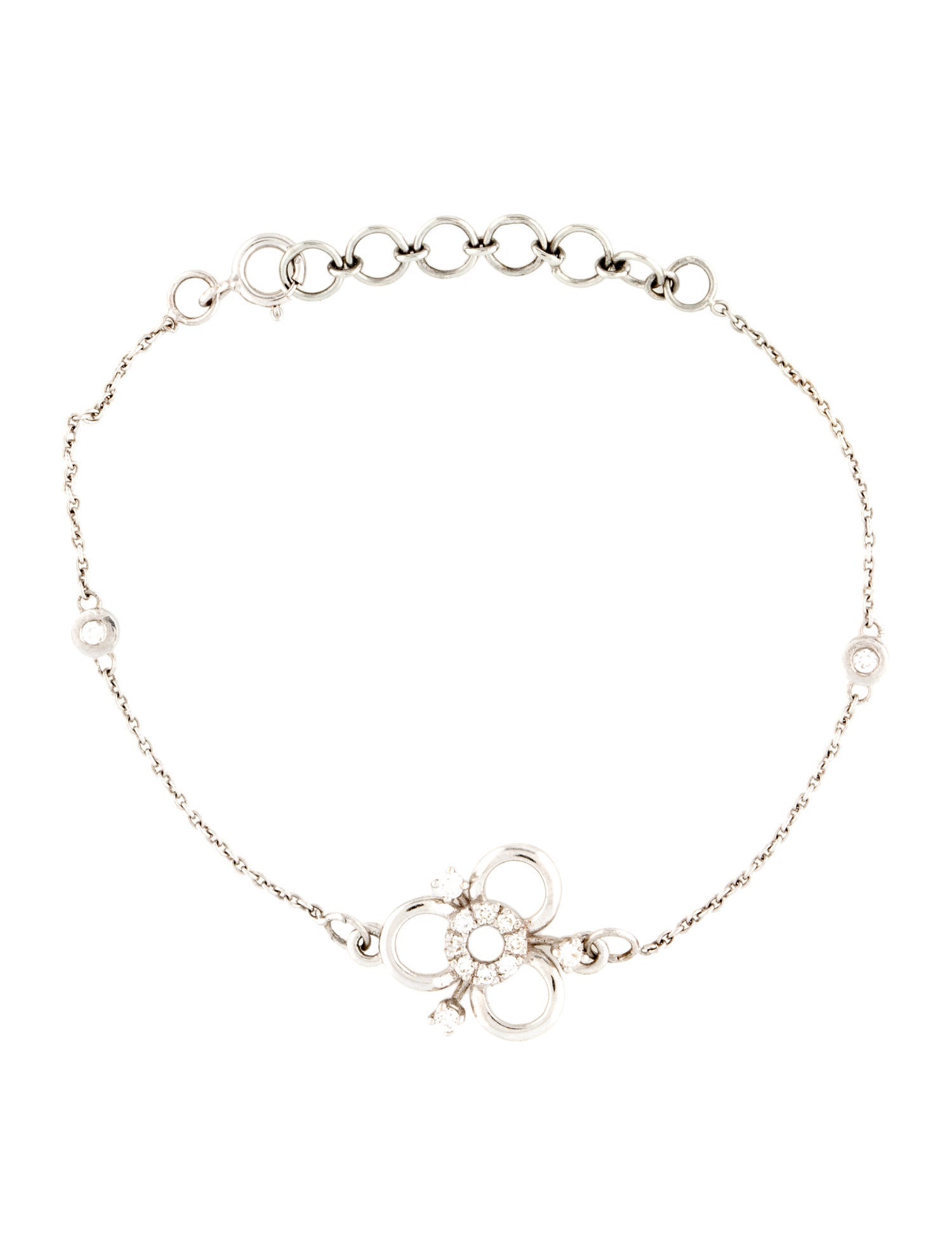 Bracelet 14K Diamond Charm