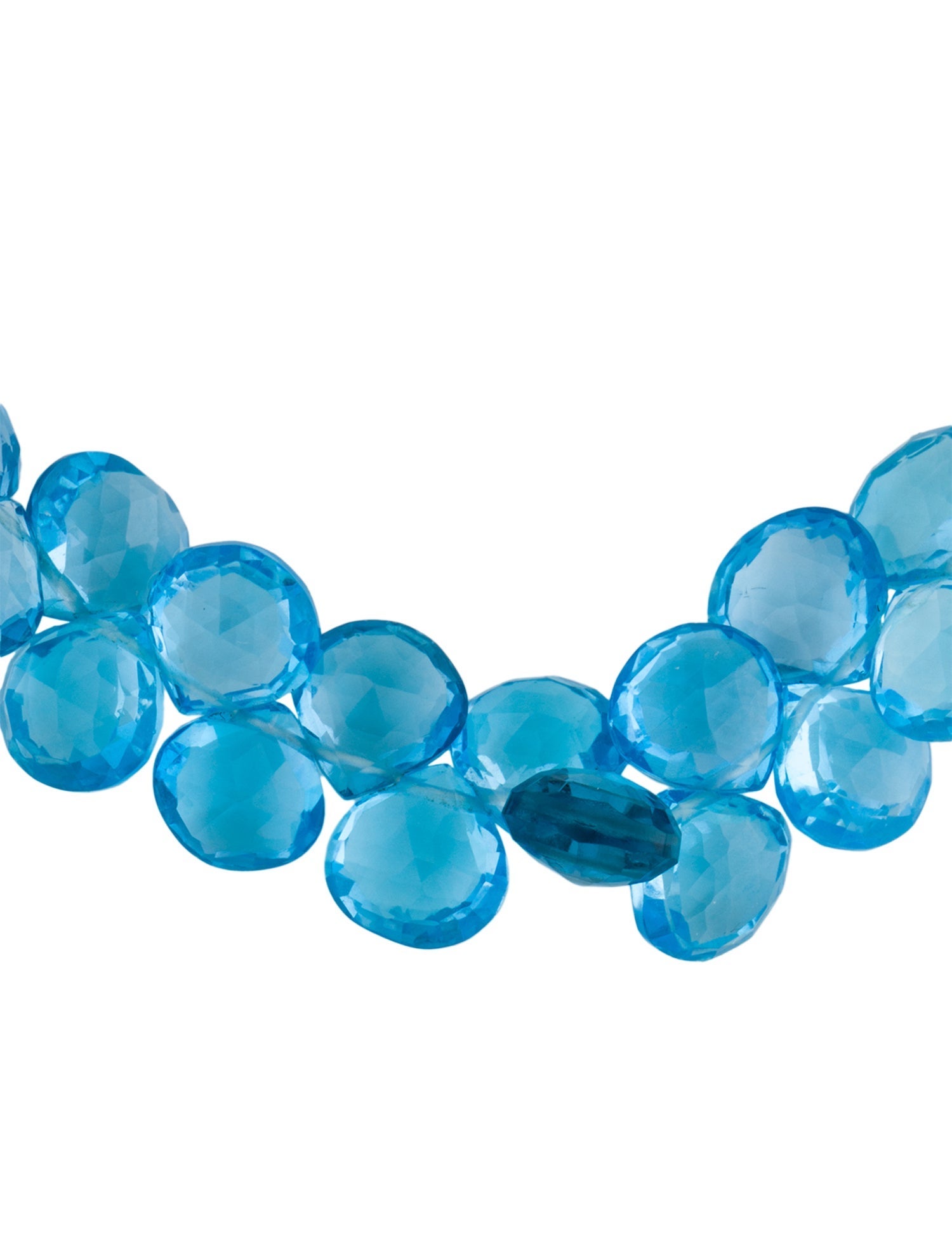 Bracelet 14K Topaz Paperclip Link