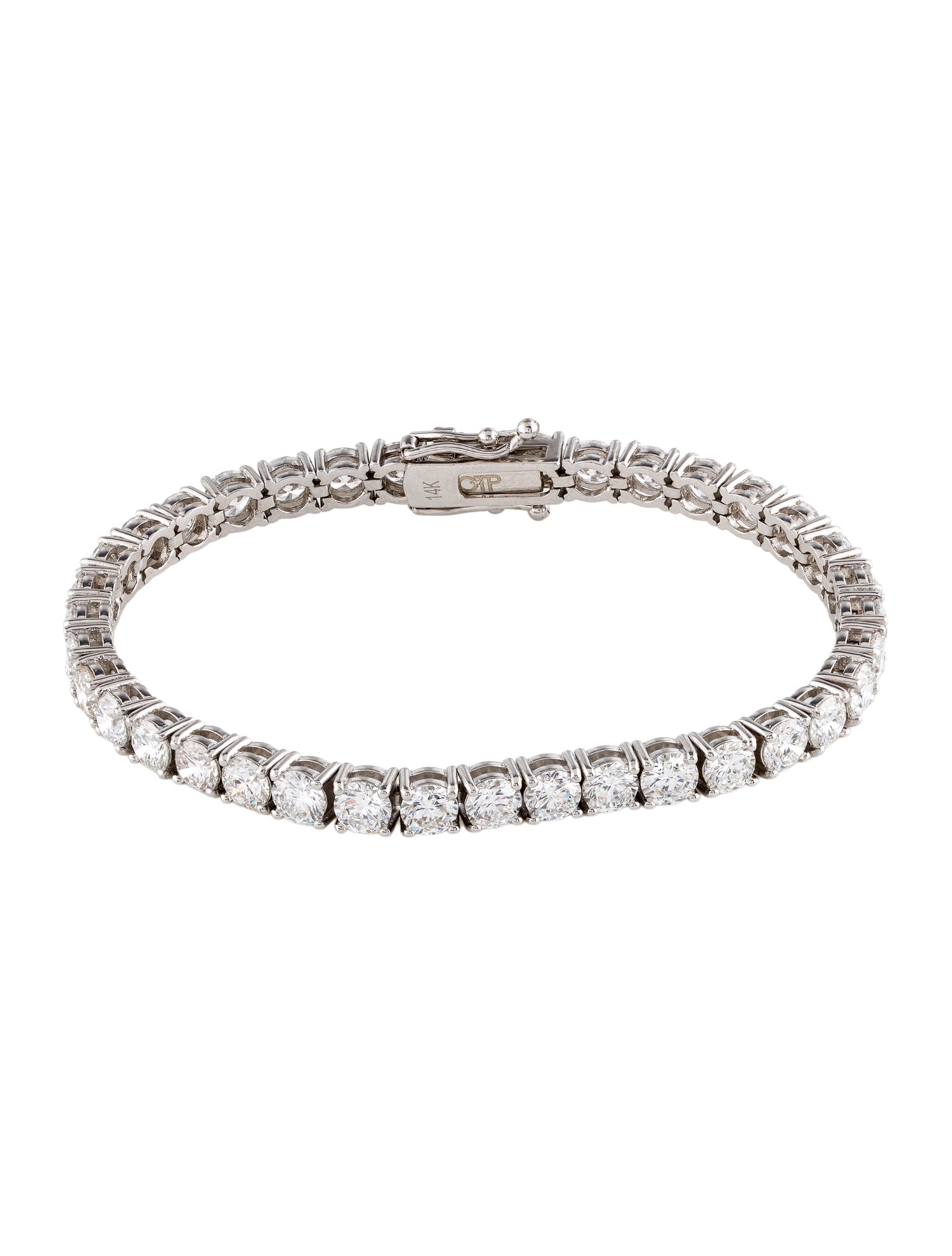 Bracelet 14K 13.76ctw Lab-Grown Diamond Tennis Bracelet