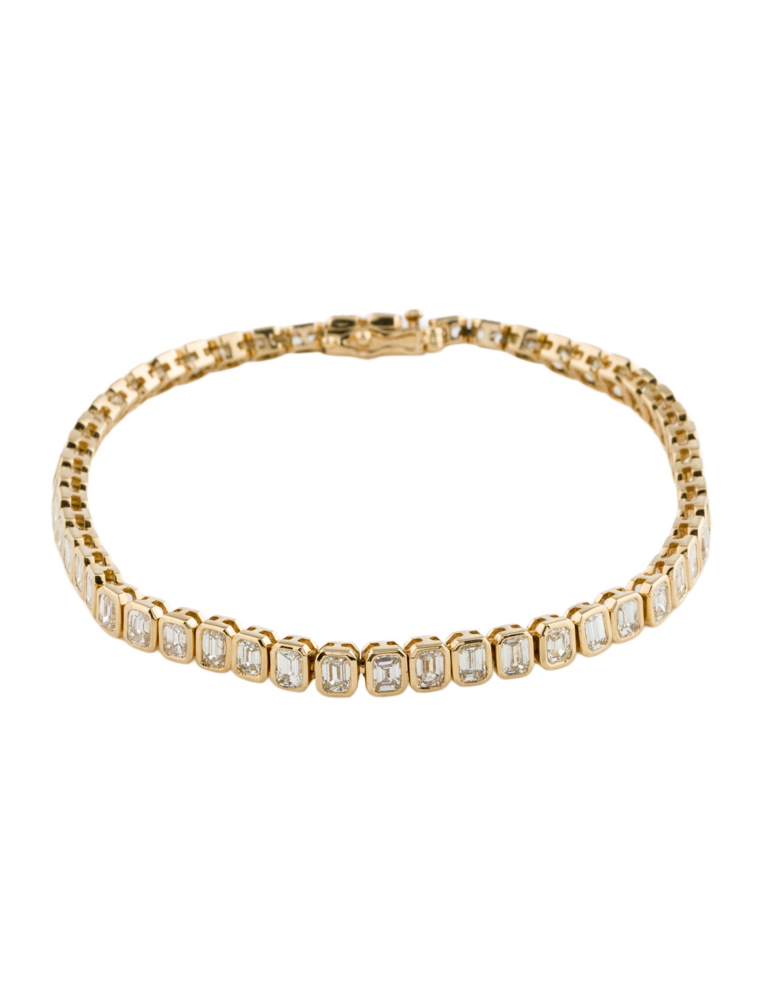 Bracelet 18K 5.95ctw Diamond Tennis