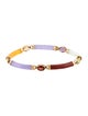 Bracelet 14K Multistone Link Bracelet