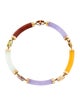 Bracelet 14K Multistone Link Bracelet