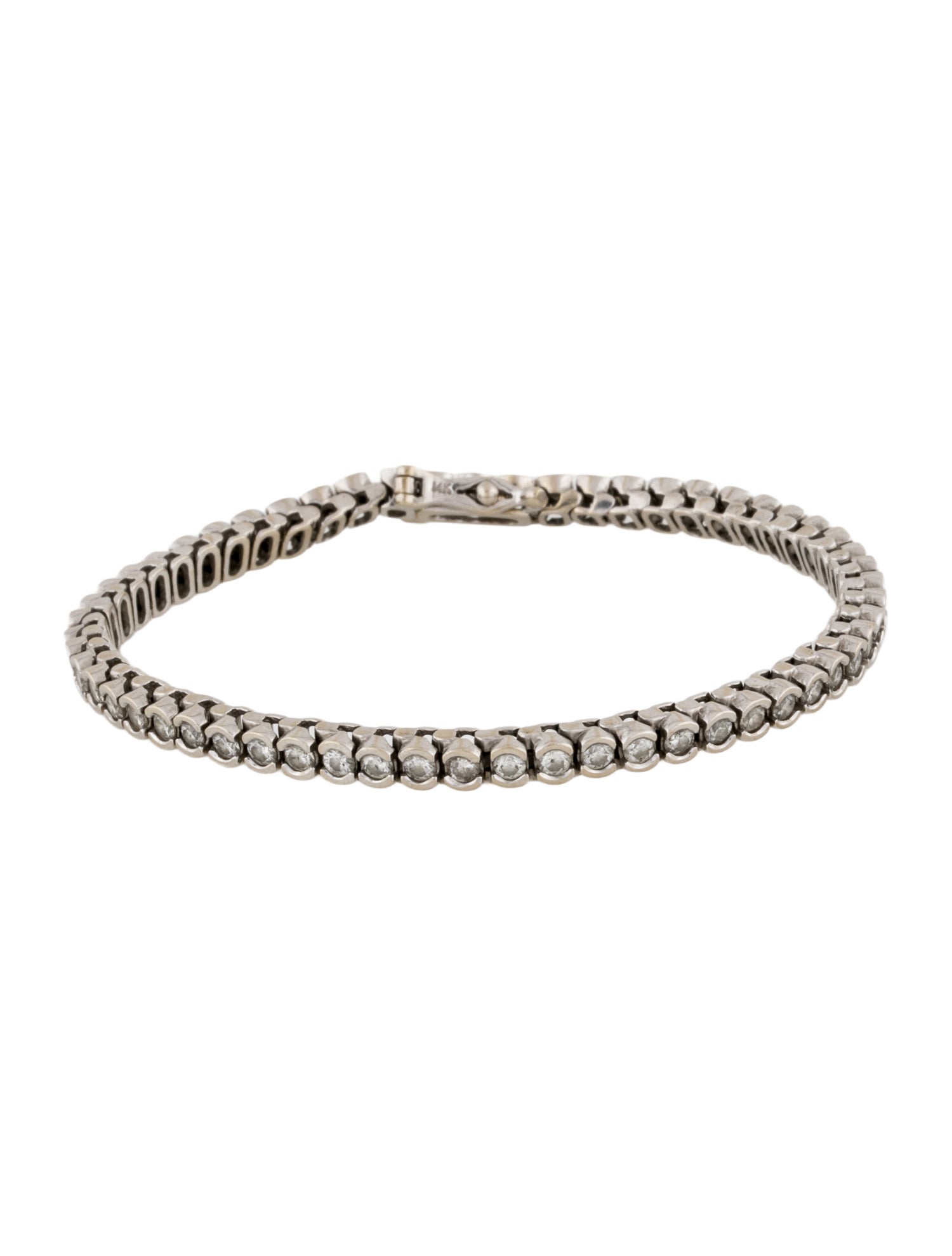 Bracelet 14K 2.56ctw Diamond Line