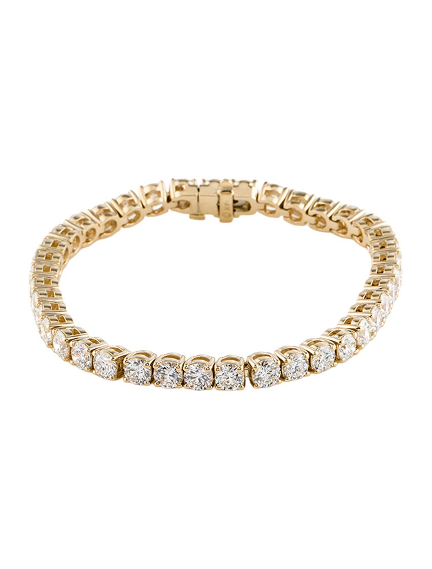 Bracelet 14K 12.87ctw Lab-Grown Diamond Tennis