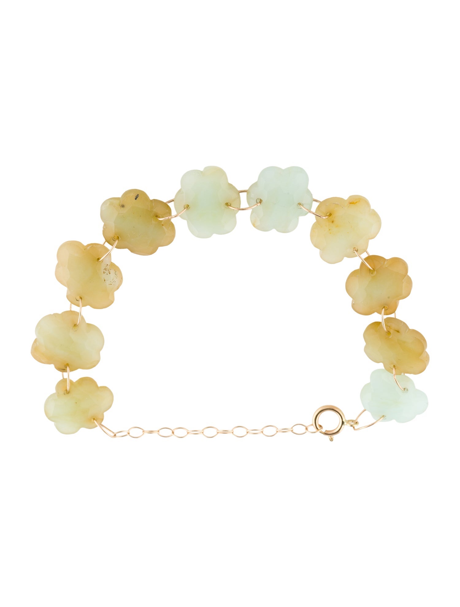 Bracelet 14K Opal Link Bracelet