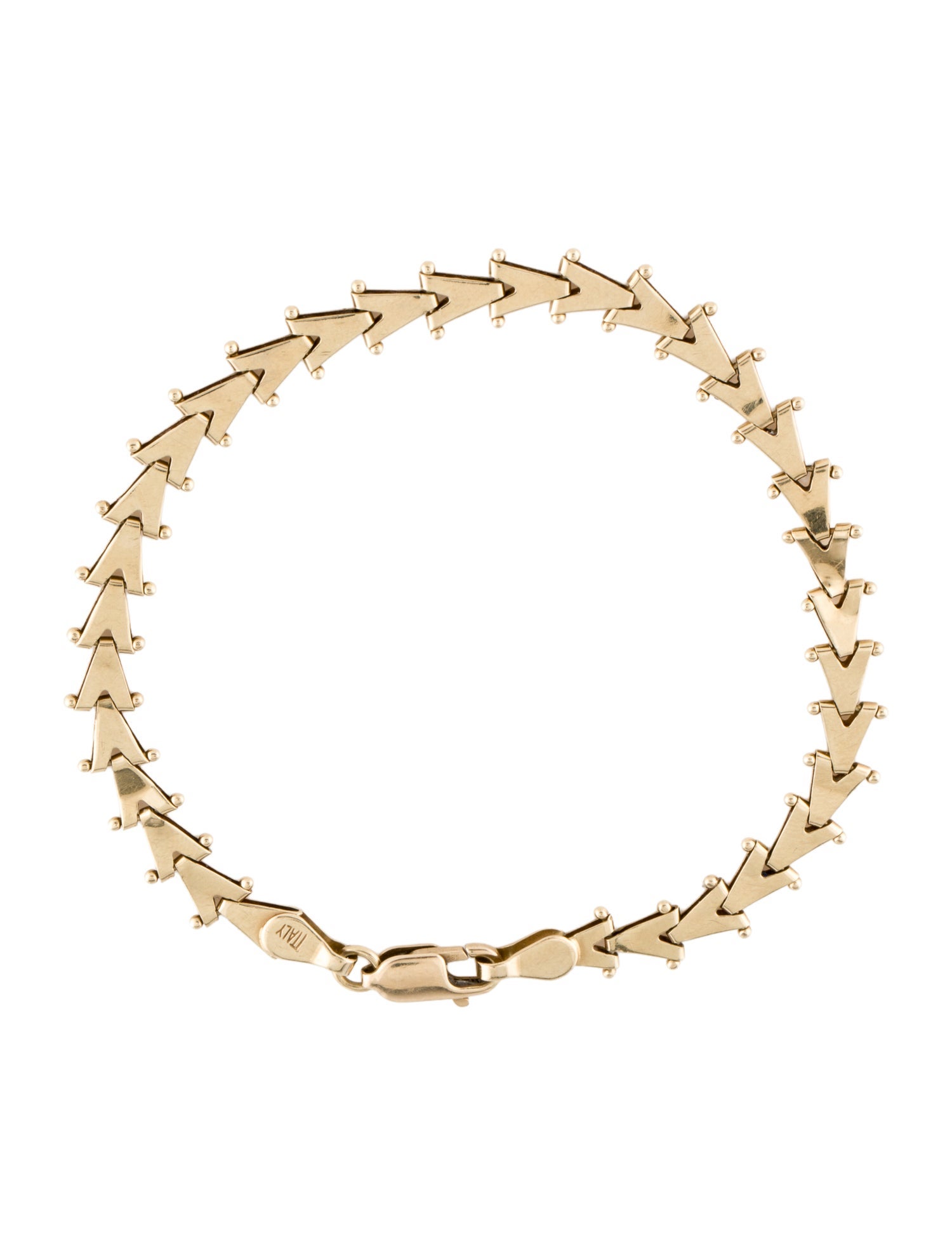 Bracelet 14K V Link