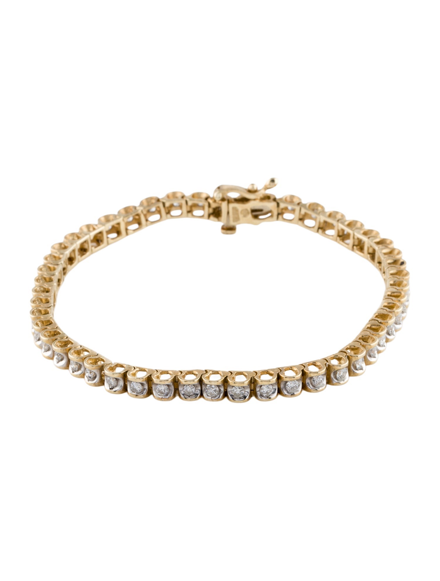 Bracelet 14K Diamond Link