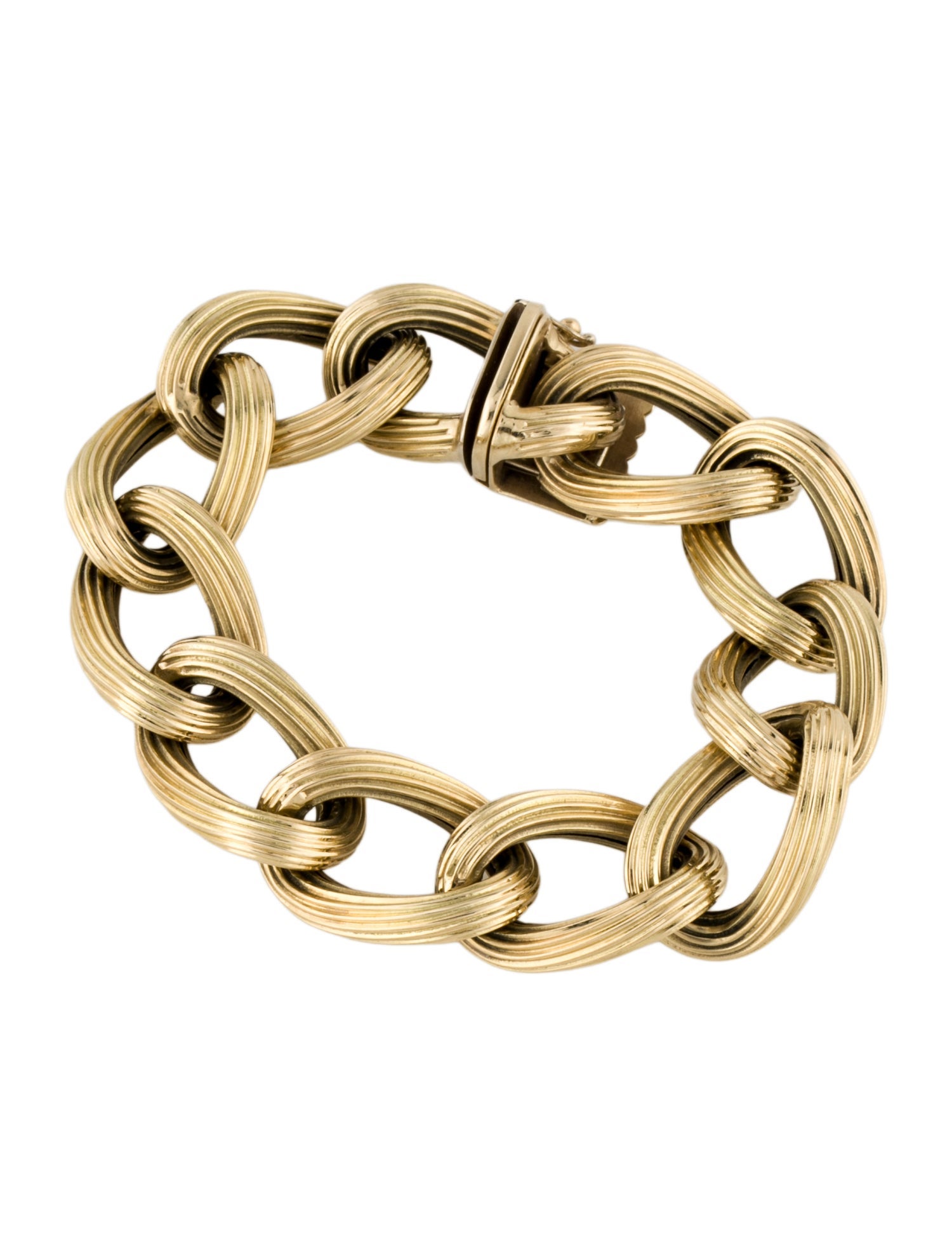 Bracelet 14K Textured Link