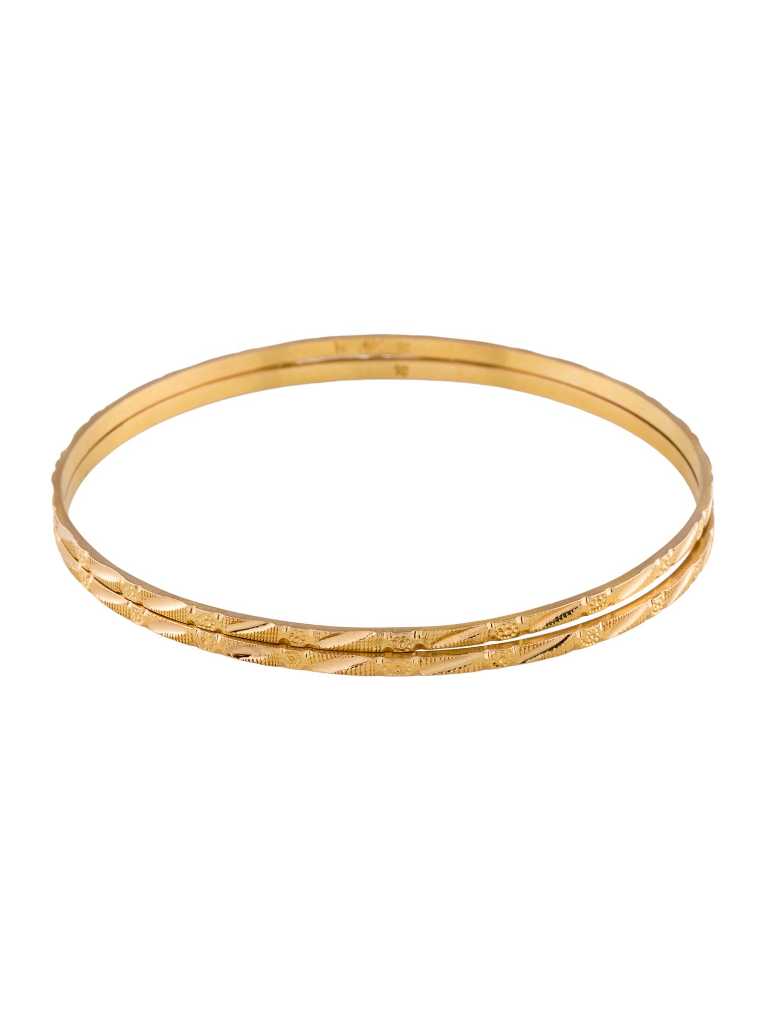 Bracelet 18K Bangle Set