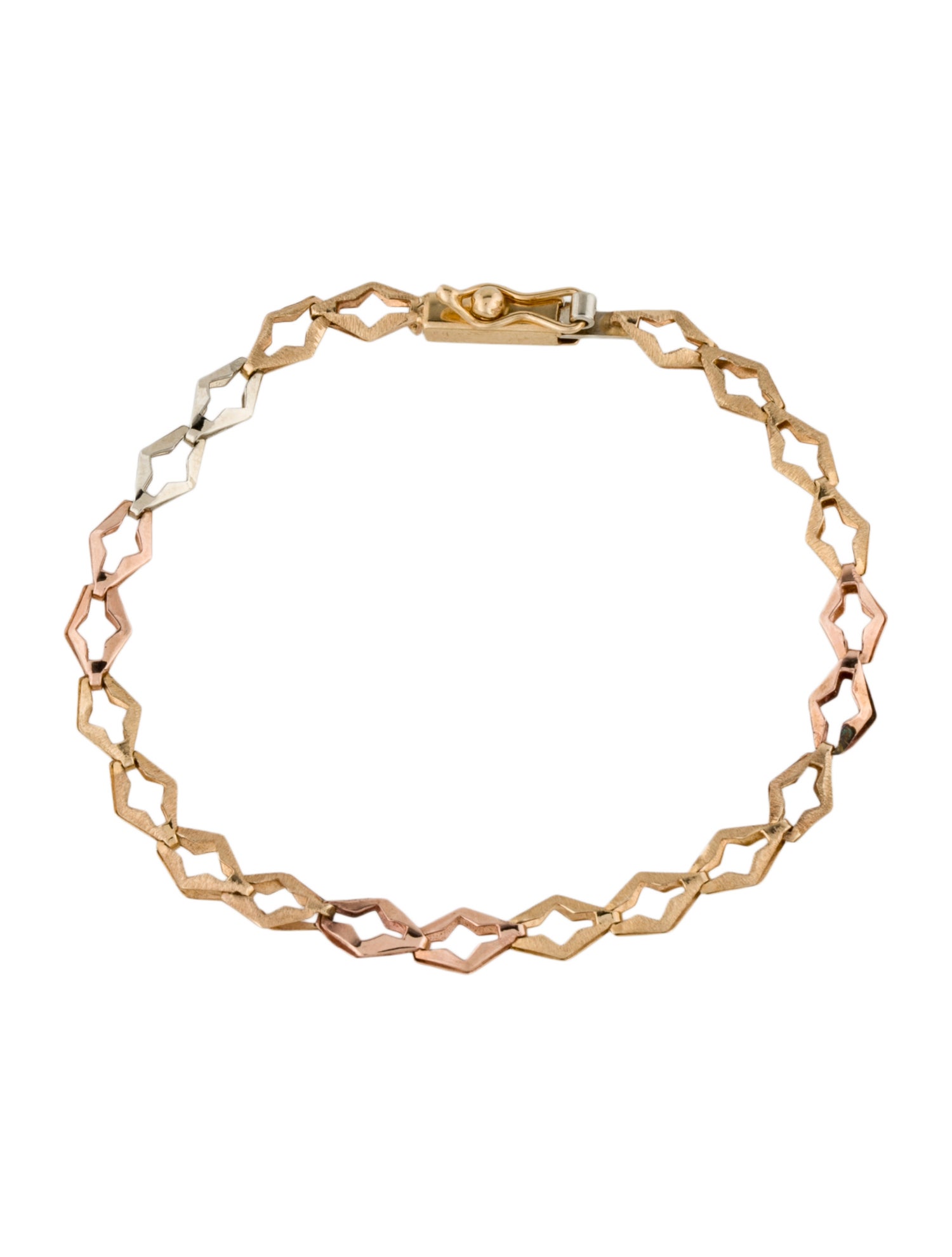 Bracelet 14K Fancy Link
