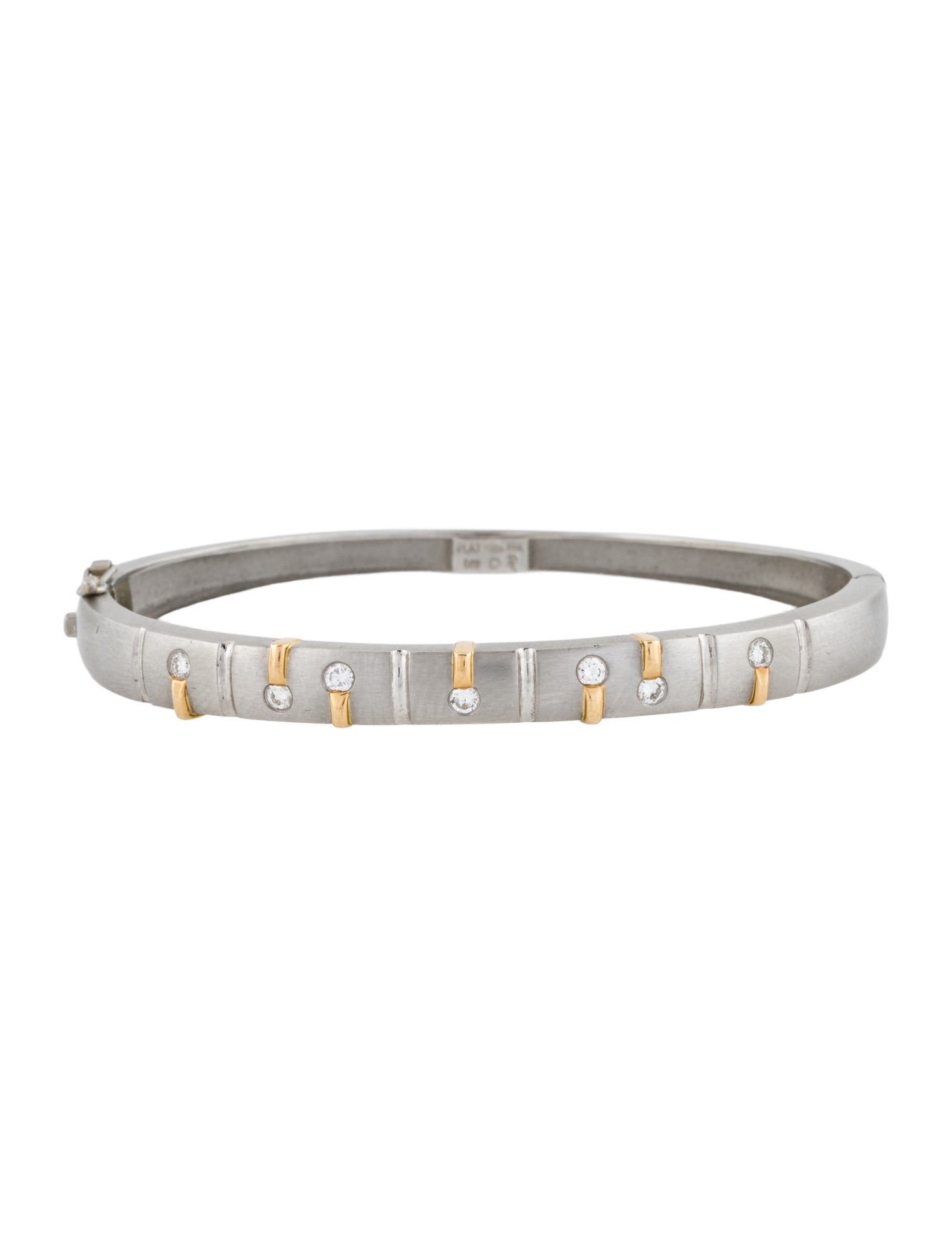 Bracelet Rudolph Erdel Platinum Diamond Bangle