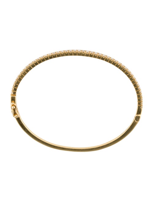 Bracelet 18K Diamond Hinged Bangle Bracelet
