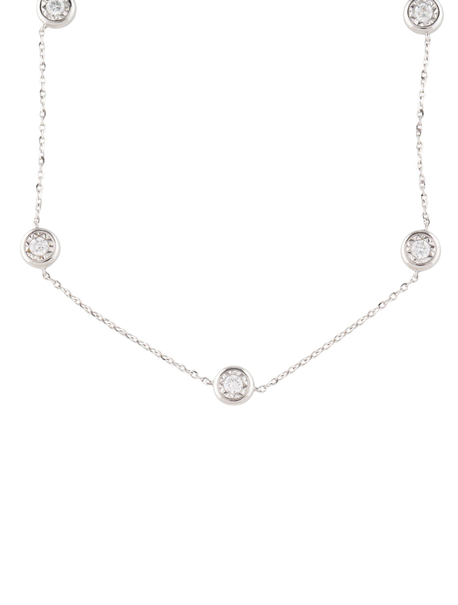 Bracelet 14K Diamond Station Bracelet