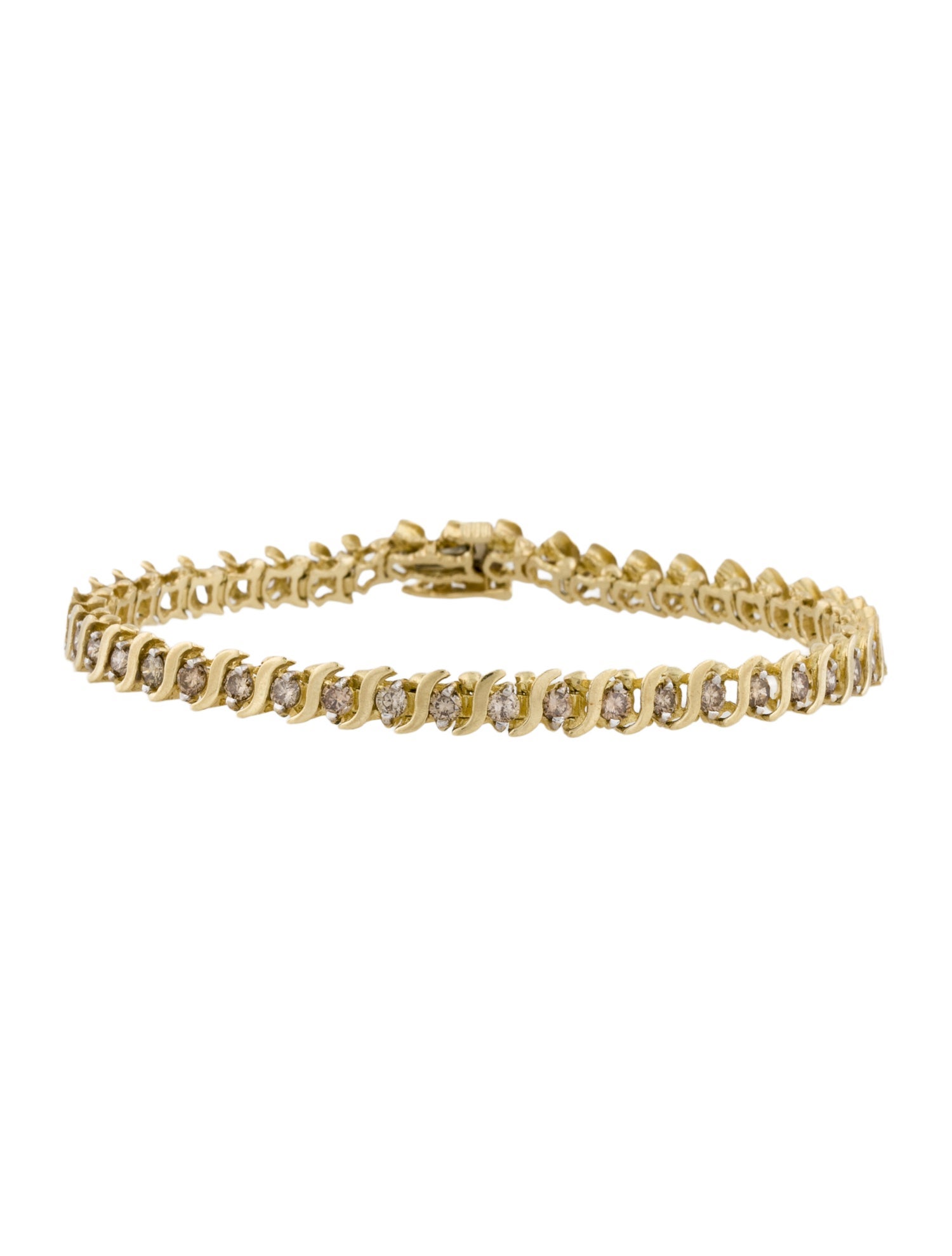 Bracelet 10K 2.64ctw Diamond Tennis