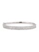 Bracelet 18K 3.41ctw Diamond Hinged Bangle Bracelet