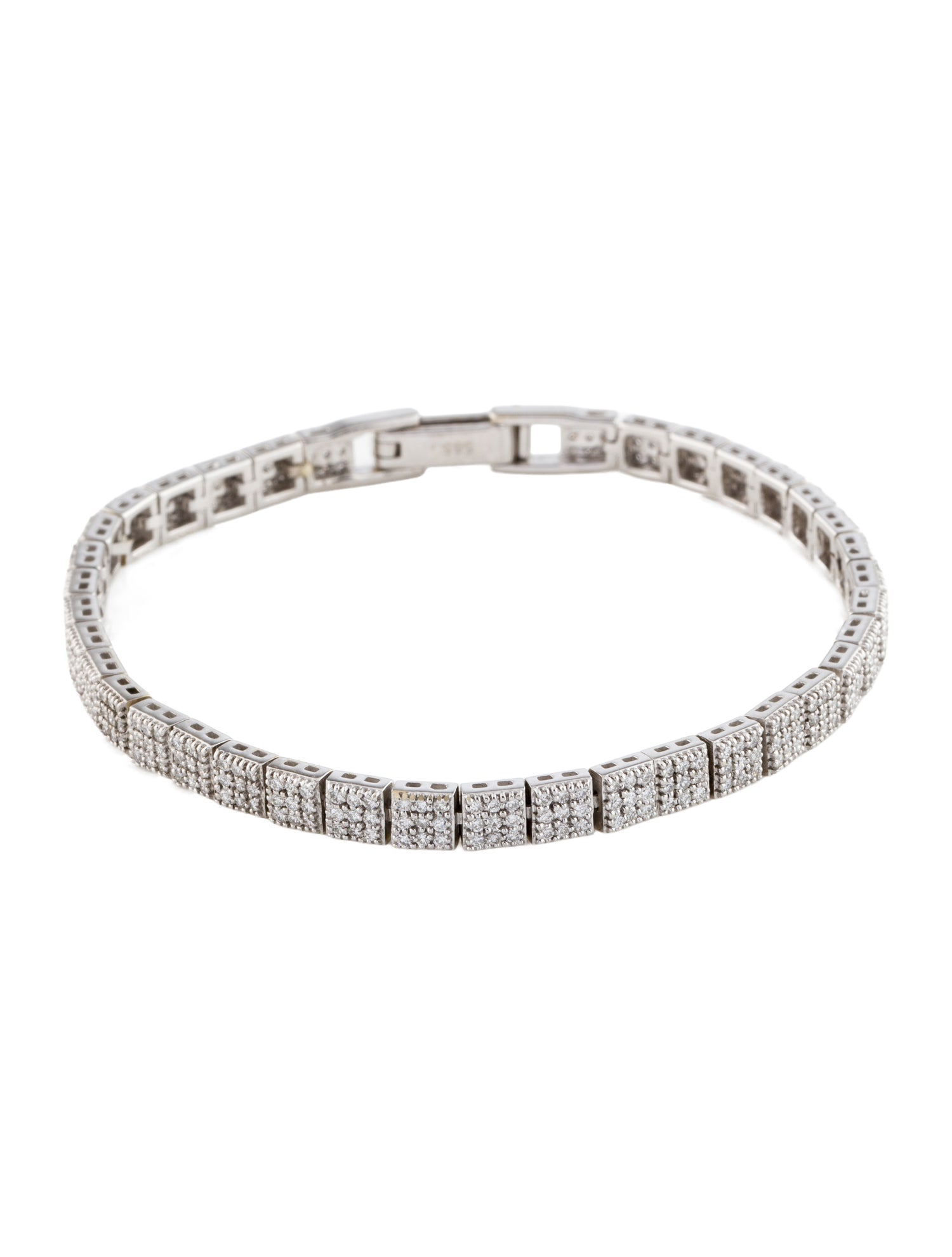 Bracelet 14K 1.04ctw Diamond Link