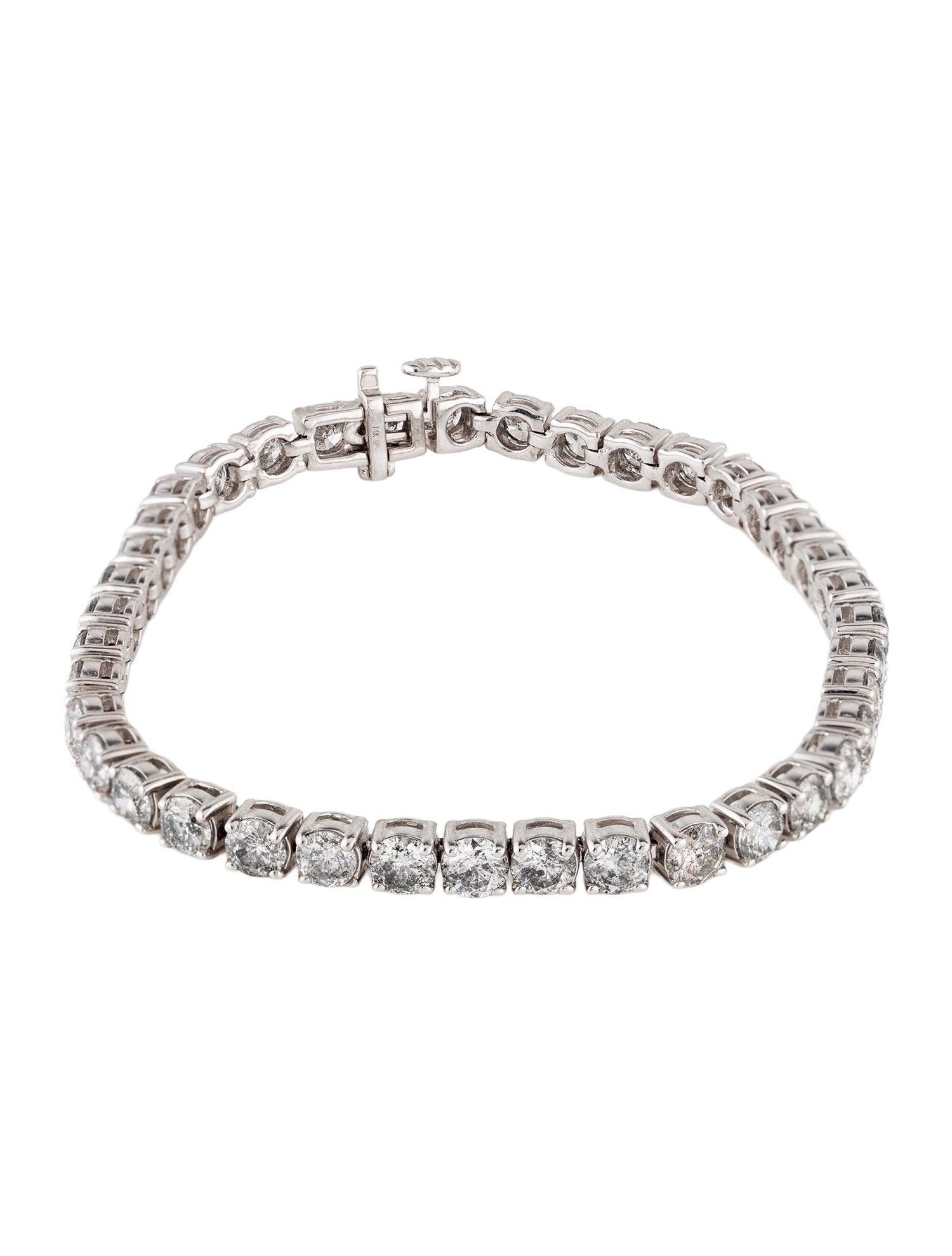 Bracelet 14K 10.92ctw Diamond Tennis Link