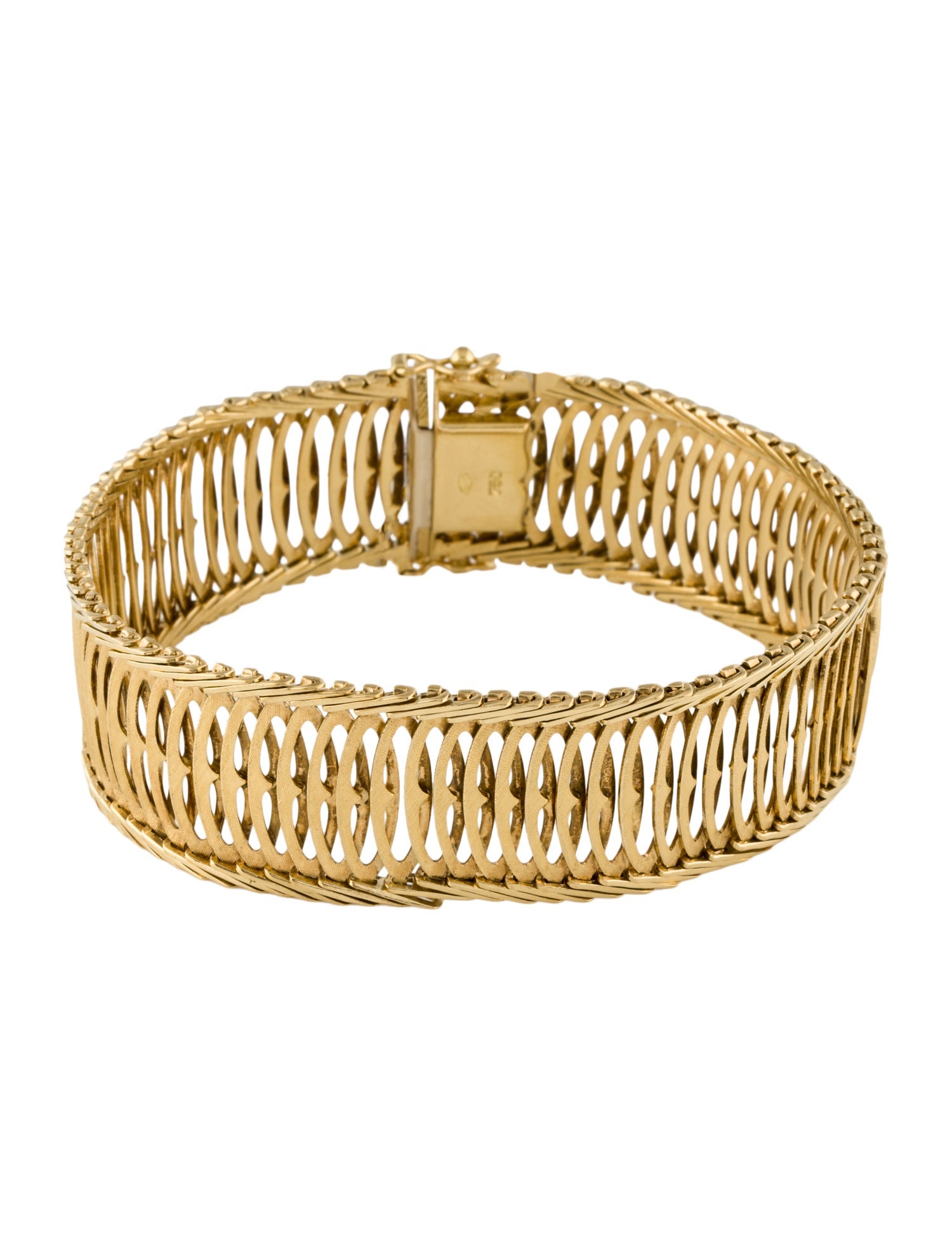 Bracelet 18K Textured Link