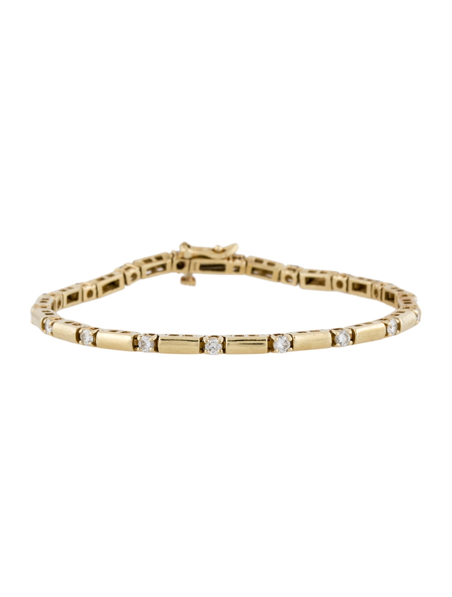 Bracelet 14K 1.17ctw Diamond Link