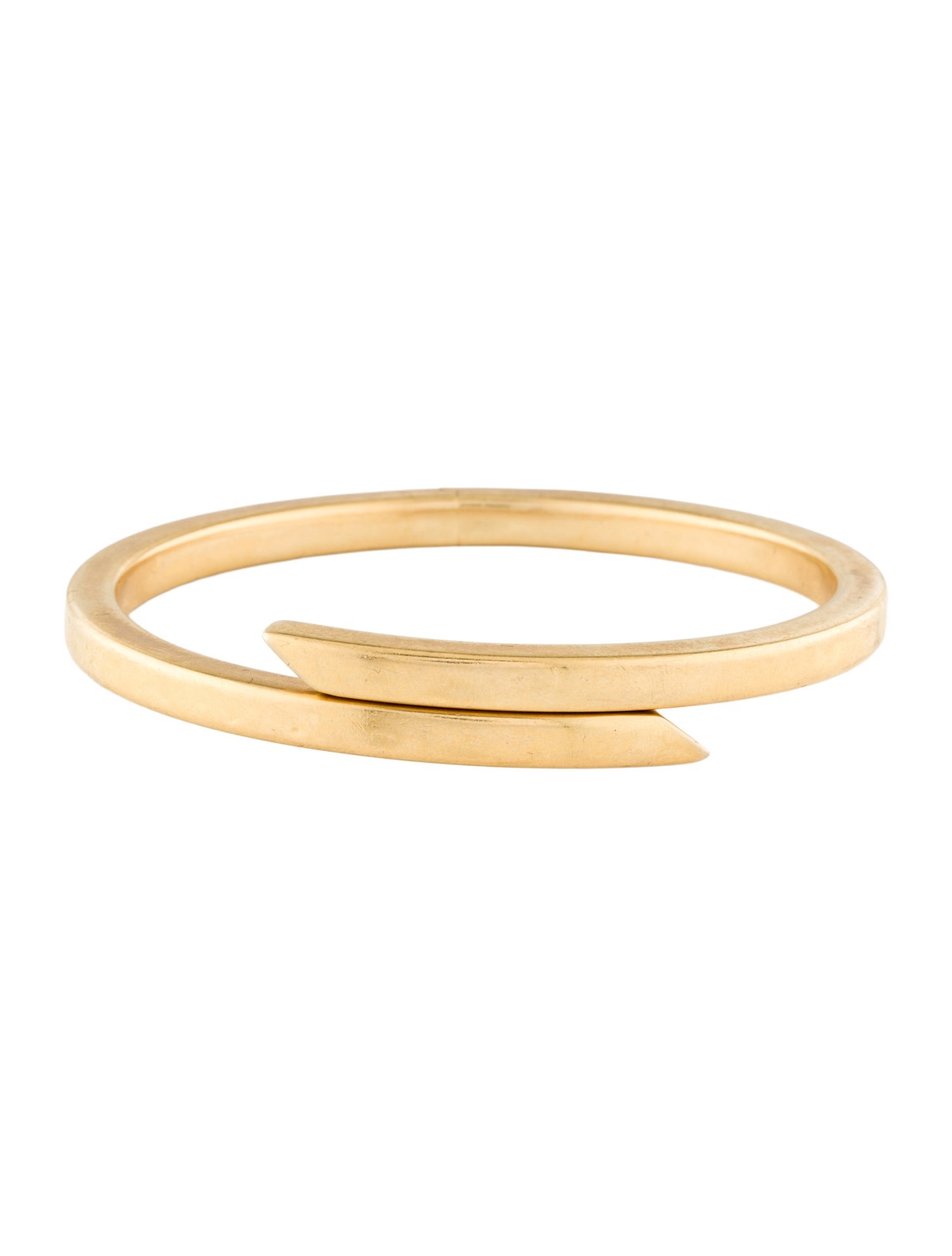 Roberto Coin 18K Bypass Hinged Bangle