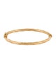 Bracelet 14K Twisted Hinged Bangle Bracelet