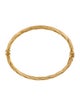 Bracelet 14K Twisted Hinged Bangle Bracelet