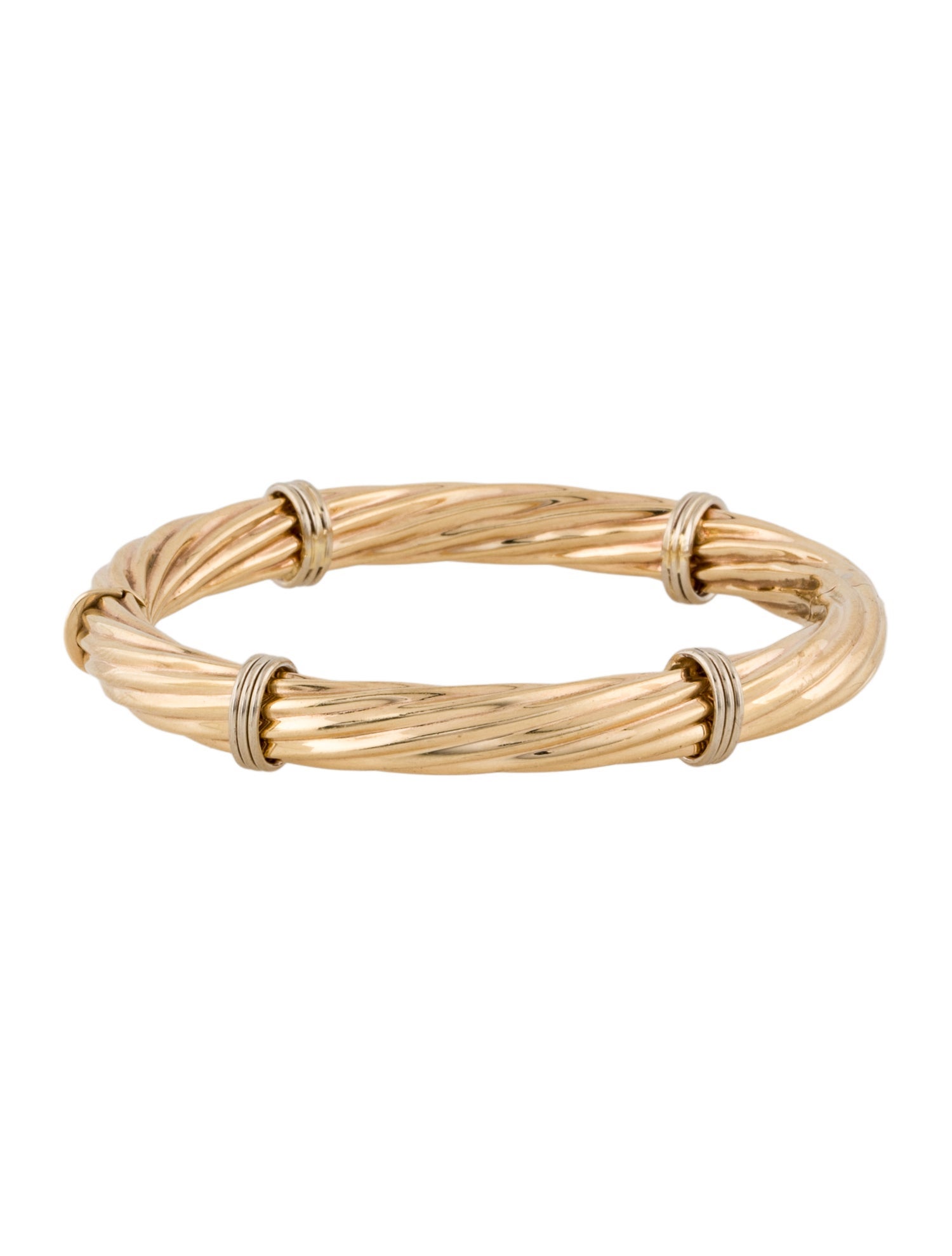 Bracelet 14K Twisted Bangle