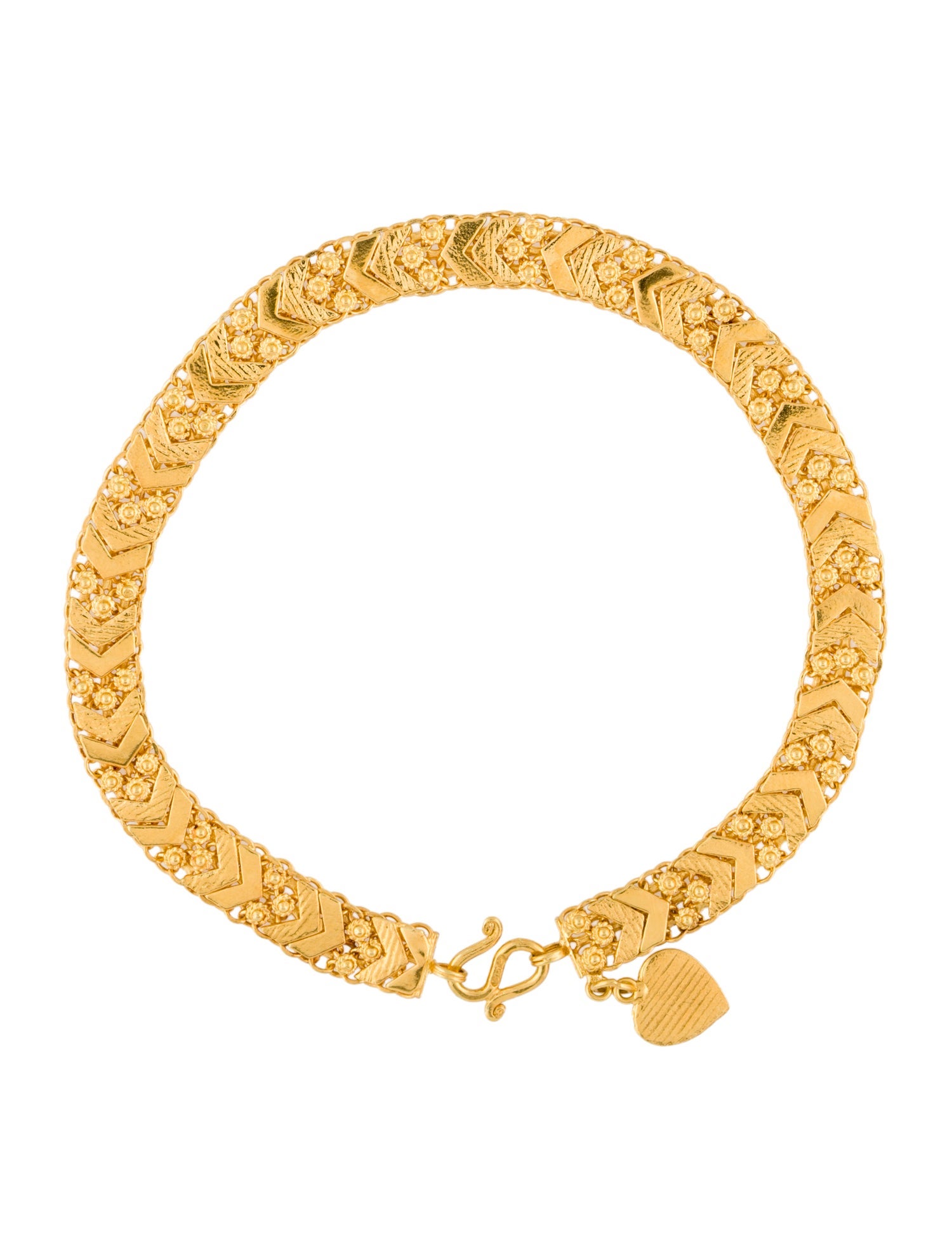 Bracelet 18K Fancy Chain Link